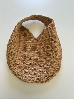 Hand Crafted Woven Mini Bag - Tan